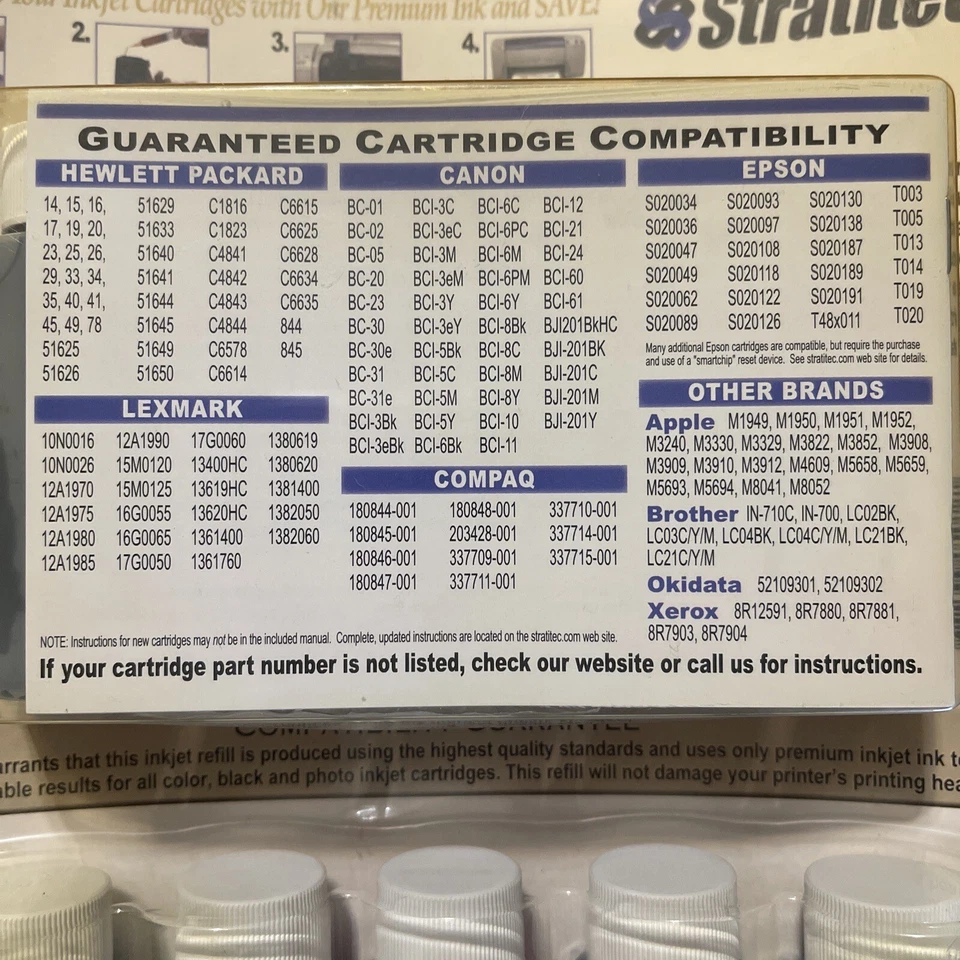 Stratitec EIR480 S 480 ml Universal Black & Color Premium Series NIB - Image 3 of 3