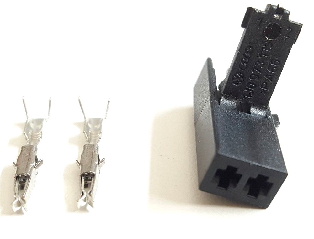 VW AUDI VAG 2 Pin Connector Plug 1J0973119 1J0 973 119 Various 