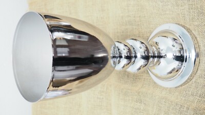 Gobelet Calice Vase En Aluminium Argenté - Déco Table Mariage, Réception, Maison