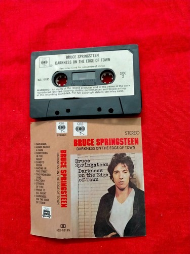 BRUCE SPRINGSTEEN DARKNESS ON THE EDGE OF TOWN RARE orig Cassette tape INDIA - Picture 5 of 5