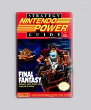 FINAL FANTASY NINTENDO POWER STRATEGY GUIDE - 2"x3" FRIDGE MAGNET (magazine nes)