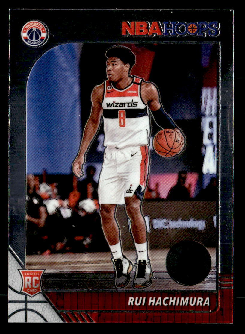 Rui Hachimura 2019 Hoops Premium Stock Silver Rookie Card #206 Wizards