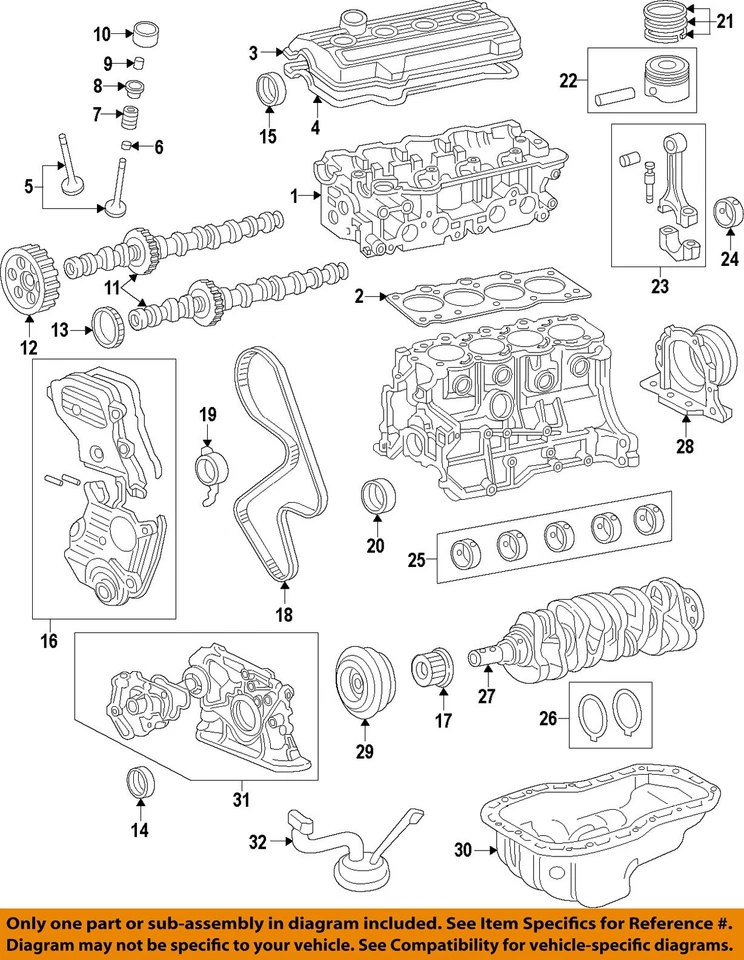 1994 1995 1996 1997 1998 1999 2000 2001 Toyota Camry OEM Oil Pan - Image 3 of 4