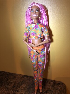 Barbie Extra #10 AA Alec Face Long Pink Micro Braid Hair Doll