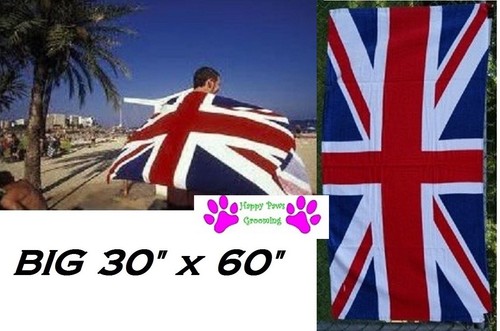 UNITED KINGDOM Britain UK British FLAG COTTON BATH POOL BEACH TOWEL WRAP 30x60" - 第 1/2 張圖片