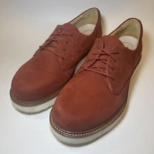 Samuel Hubbard Women's 10 M “Free” Casual Walking Shoe Rust Nubuck Leather