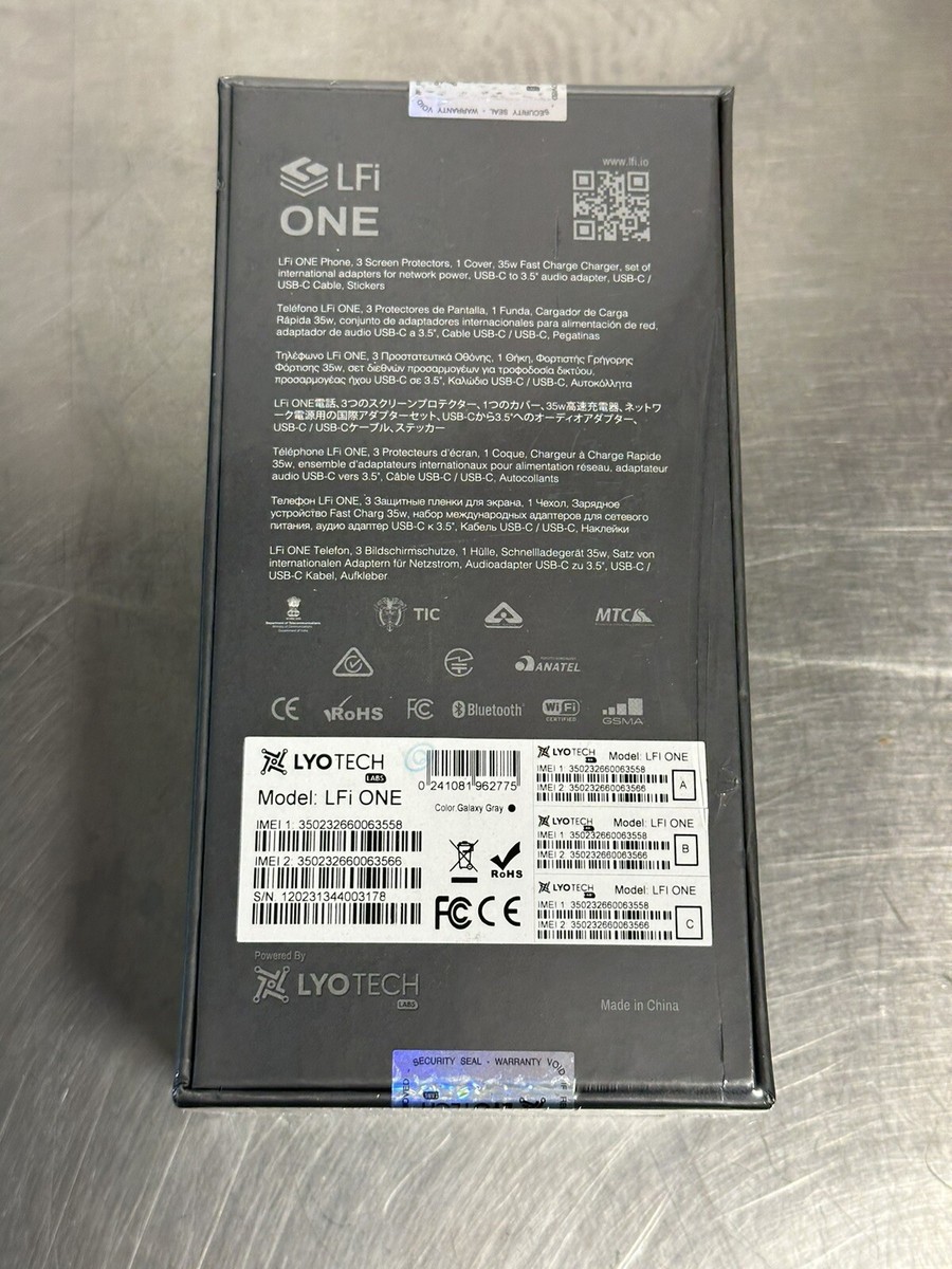 【新品・未開封】LFI ONE smartphone LYOTECH LFi One Smartphone Unboxing and First Look - YouTube