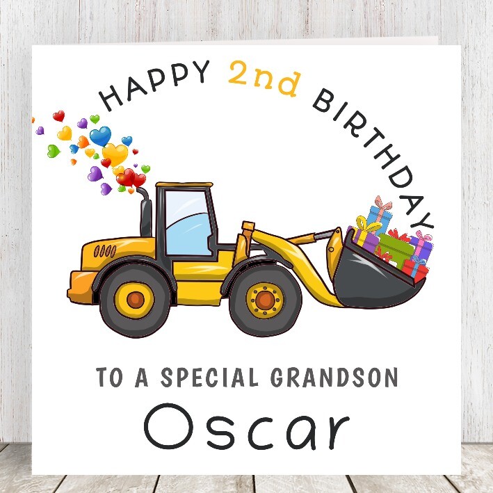 Birthday Cards Personalised Card Nephew Grandson Godson Son Cousin ...