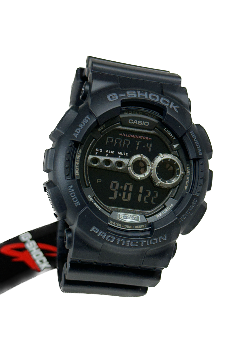 Casio G-Shock GD100-1B Men's Digital Outdoor Watch BLACK NEW | eBay
