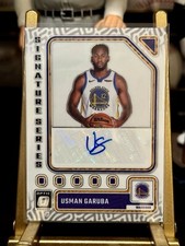 Usman Garuba 2023-24 Donruss Optic Signature Series Auto Golden State Warriors