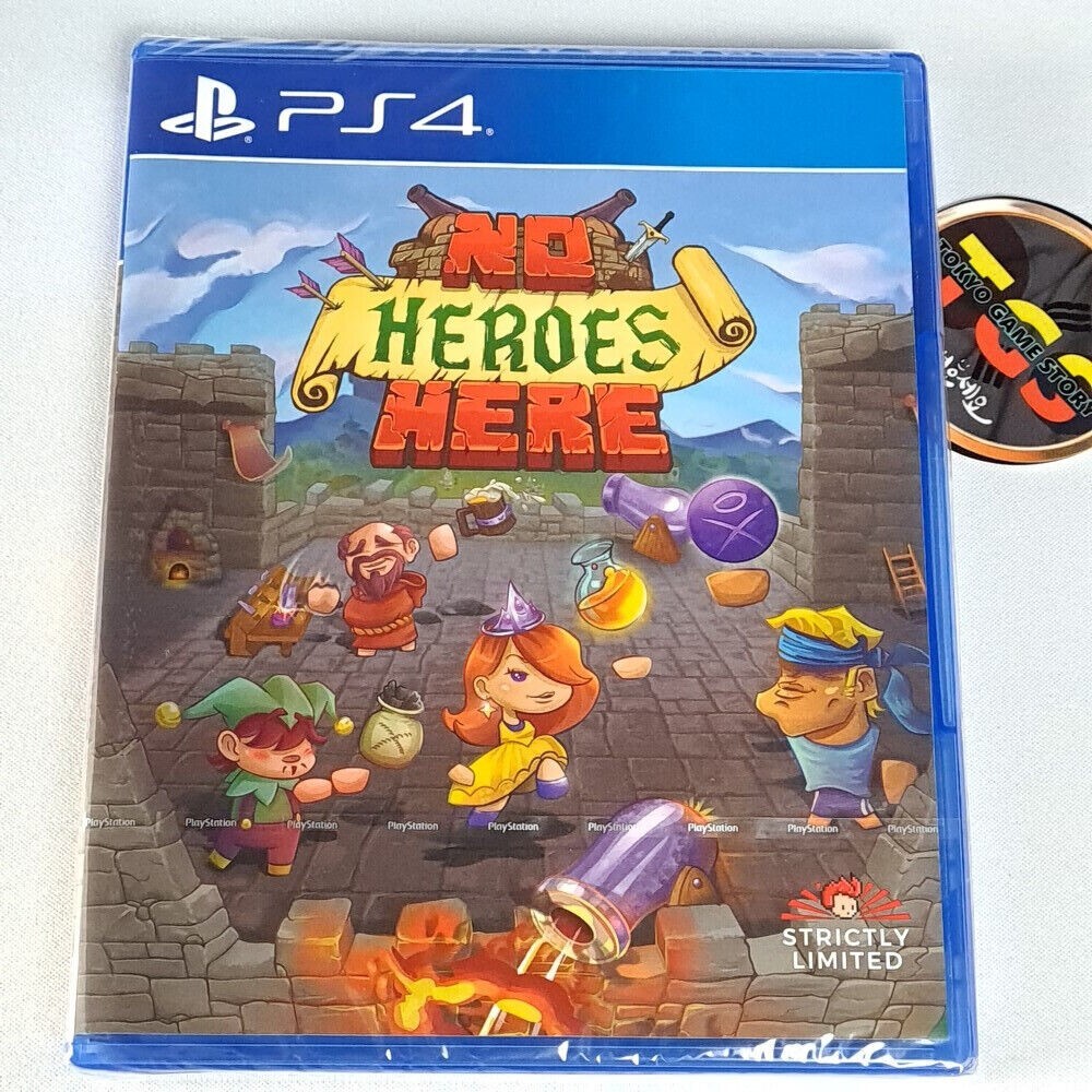 Neuf Scellé Non Heroes Here – PS4 – Rapide Ship En Extérieur Boîte