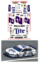 2015 #2 Ford Fusion 1/64 scale decal AFX Tyco Lifelike