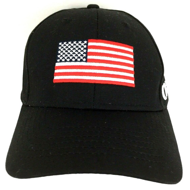 United Rentals Hat USA Flag Cap Script Logo Employee Strapback Trucker