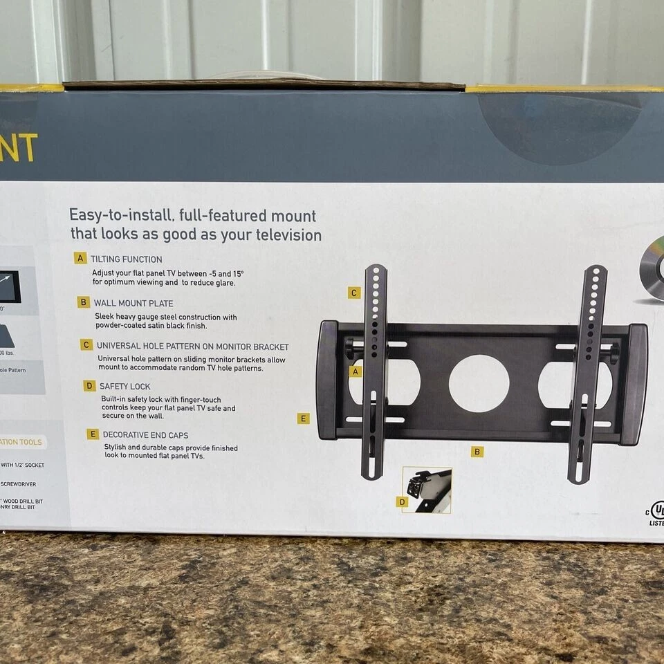 NEW~~Whalen~Wall Mount~Vas VWM-1 Bracket ~Tilt for 23-46" Flat TVs - Image 4 of 4