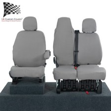 Vauxhall Opel Vivaro Sportive 2018 Tailored Waterproof Front Seat Covers 147 G