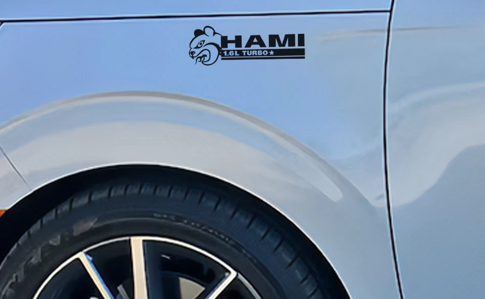 Наклейки Hami 1,6 л Turbo упаковка 3 шт. для KIA Soul доступны в нескольких цветах - Изображение 2 из 4