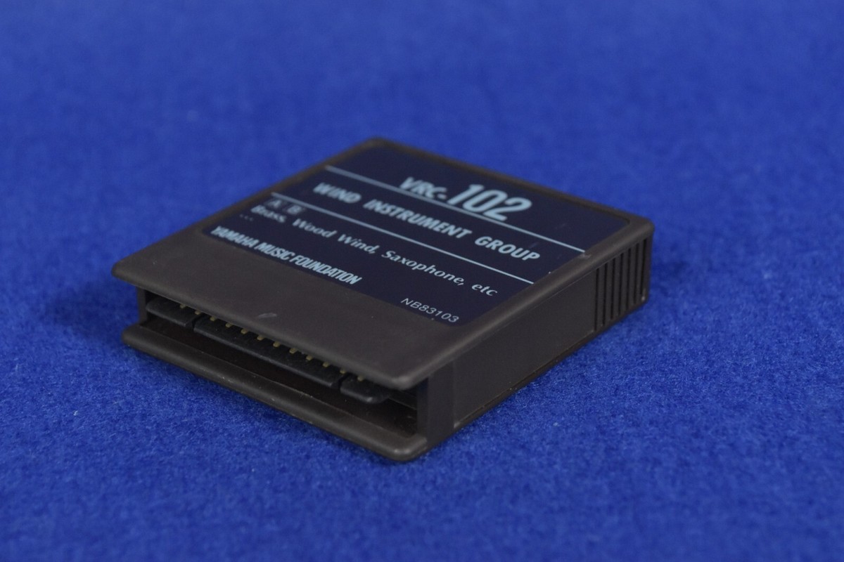 Yamaha DX7 VRC-102 WIND INSTRUMENT Group Rom Cartridge W/ Box | eBay