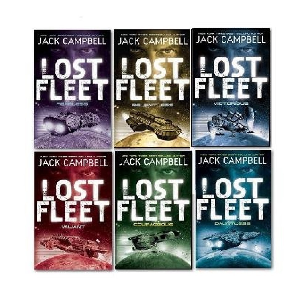 Jack Campbell The Lost Fleet 6 Books Collection Set Fearless, Dauntless, Valia