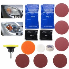 Kit Restauro Fari Fanali Auto Moto Pulizia Riparazione Lucidatura Faretti awe