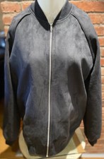 ASOS Wildleder Imitat Bomber Jacke Gr. S Neu