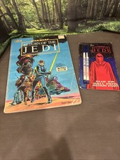 Star Wars Return Of The Jedi Full Cover Comic Book, Blue Ink Ballpoint Pen Set
