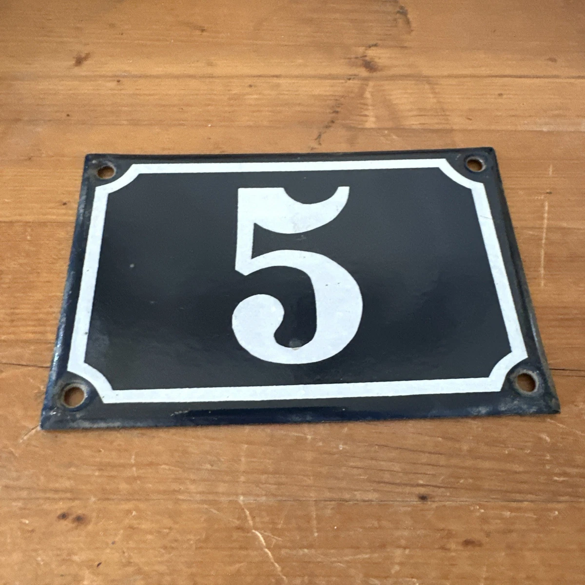 V125) PLAQUE EMAILLEE EMAIL NUMERO DE RUE N° 28 EUR 16,00 - FR