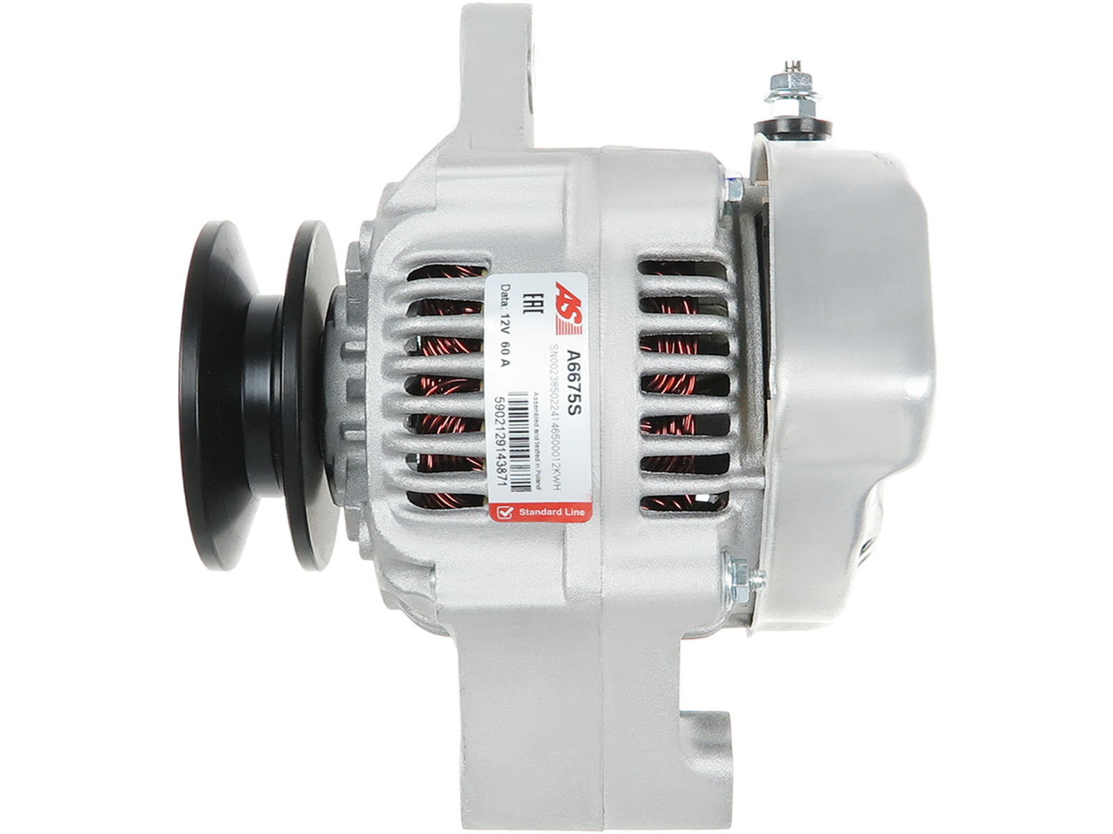 Brand New Alternator 12V 60A w/AP OE 101211-2940 L150mm OD44mm PL_3303