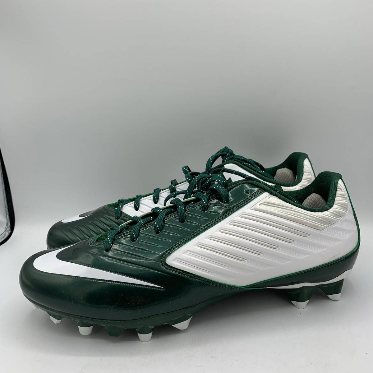 Nike Vapor Speed Low TD Football Cleats Mens Size 12.5 Green White