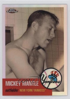 2007 Topps Chrome The Story Refractor 382/500 Mickey Mantle #MMS17 HOF nd3