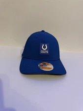 New Era 39Thirty Flex Fitted Hat Cap Indianapolis Colts NFL Football Blue, M-L