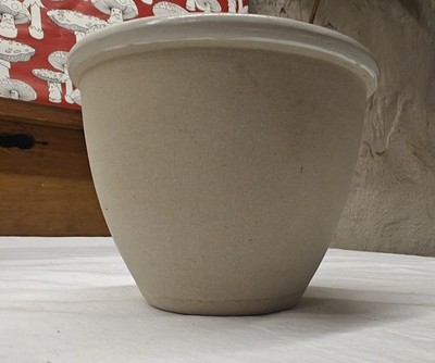 Bennington Potters 1875 Stoneware White Interior Unglazed Exterior Small  Bowl