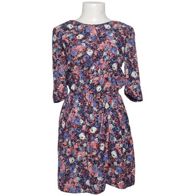 Zara Trafaluc, Kleid, Größe: S, Blau/Pink/Mehrfarbig, Polyester, Blumen #EZp