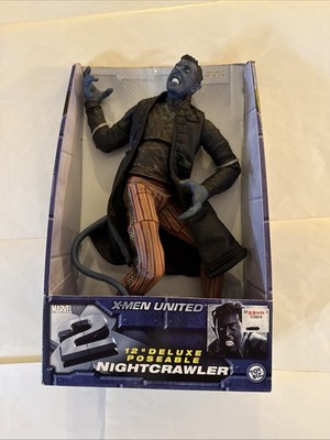 Marvel X2: X-Men United NIGHTCRAWLER 12'' Poseable Figure New Toy Biz 2003