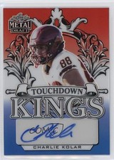 2022 Leaf Metal Draft Red White & Blue Prismatic 9/10 Charlie Kolar Auto 11oq