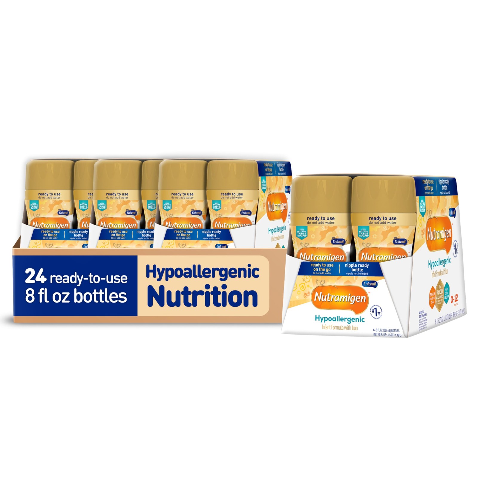 Enfamil Nutramigen Hypoallergenic Baby Formula with Iron, La