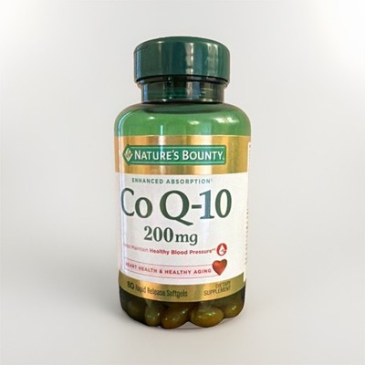 Nature's Bounty CoQ10 200 mg Softgels Heart Health Dietary Supplement (10/27)