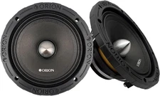 ORION HCCA68N 6.5” HCCA COMPETITION NEODYMIUM MIDRANGE BULLET SPEAKERS 8Ω (PAIR)