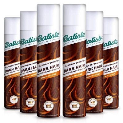 6x Batiste Dark Hair Dry Shampoo 200ml