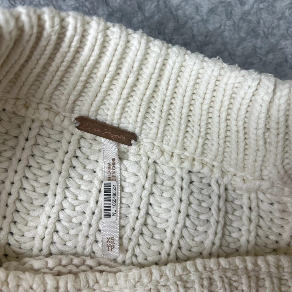 Suéter Free People Frankie Cable en Marfil para Mujer Talla XS Minimalista Foto 2 de 4