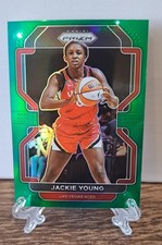 2022 Panini Prizm WNBA - Jackie Young #7 Green Prizm