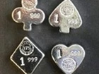 1 oz 999 Fine Silver Bar by  YPS  Diamond