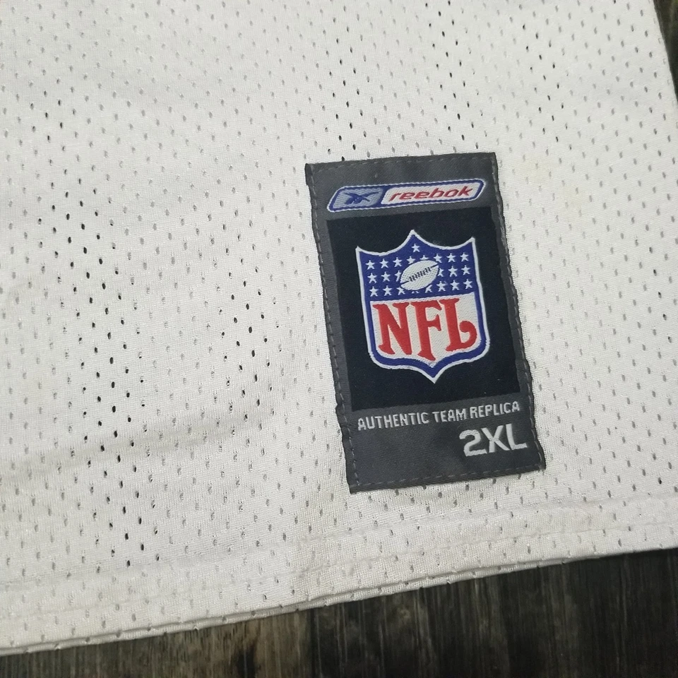 Camiseta Reebok New York Jets Home Curtis Martin Número 28 Blanca Talla 2XL Foto 3 de 4