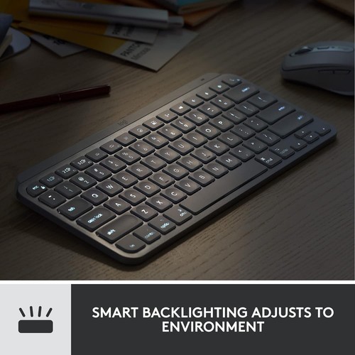 Logitech MX Keys Mini Combo for Business, Compact, Wireless Keyboard & Mouse, Lo - Picture 3 of 10