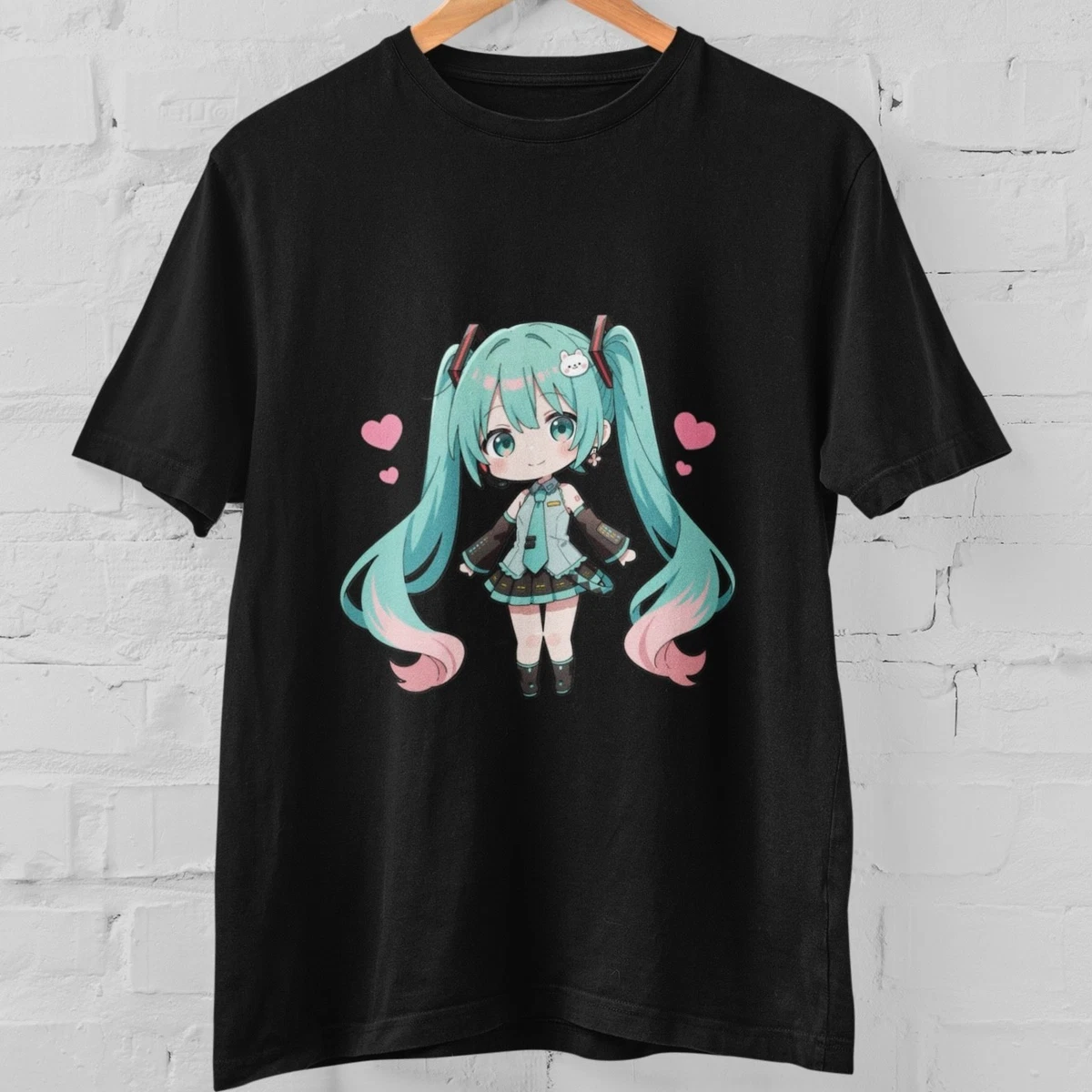 T-shirt Hatsune Miku - Anime Vocaloid Project Diva - Kawaii - Unisexe - Neuf Avec étiquettes