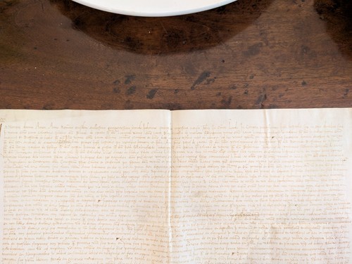 PERGAMENA ANNO 1502 IN LATINO MOLTO BELLA E CHIARA - Imagen 2 de 4