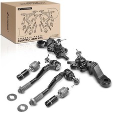 A-Premium Set of 6, Front Lower Ball Joint, Inner & Outer Tie Rod End, Compat...