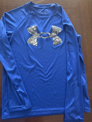 Lot Of 5 UA Boys YM Zip Jacket, Long Sleeve Thin Shirts & Hoodie Sweatshirt - Picture 19 of 23