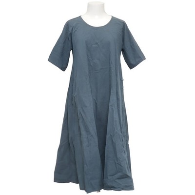 Uniqlo and Lemaire, Kleid, Größe: S, Blau, Baumwolle, Einfarbig, Damen #jNy