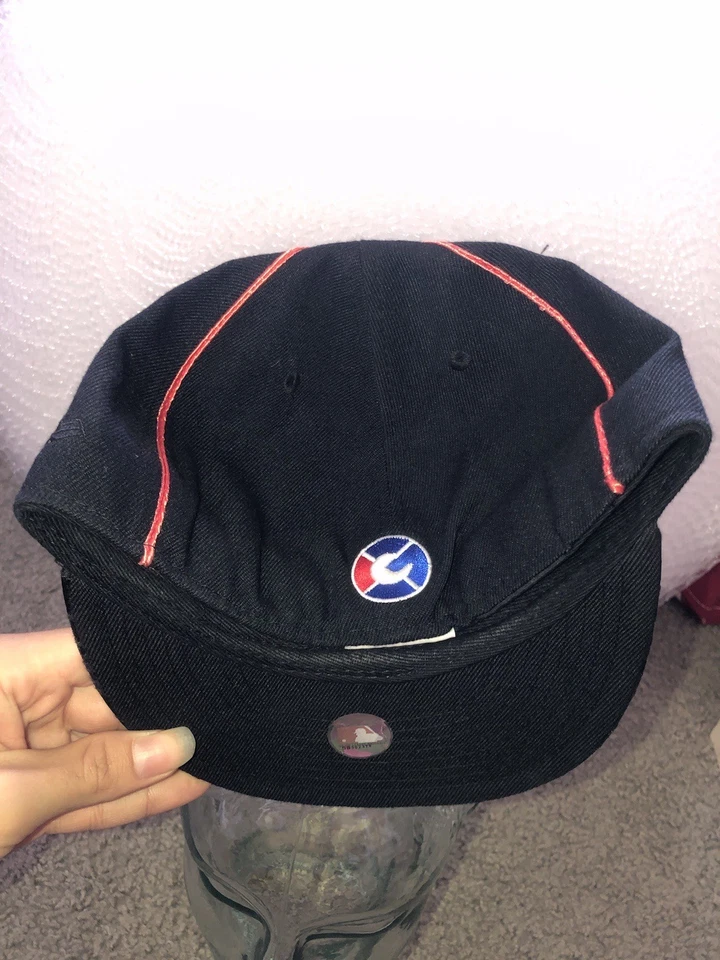 Gorra vintage NOS Y2k G-Unit 50 centavos NewEra ajustada negra bordada hip hop talla 7 Foto 2 de 4