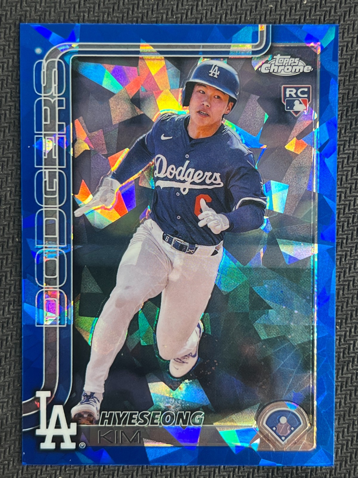 2025 Topps Chrome Sapphire #152 Hyeseong Kim RC Rookie Dodgers